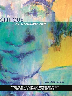 cover image of Critique as Uncertainty